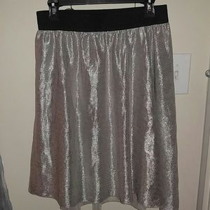 Silver sparkle party skirt!